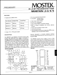 Click here to download MK4816P5 Datasheet
