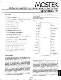 Click here to download MK50816N Datasheet