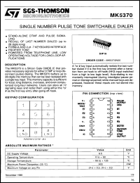 Click here to download MK5370N00 Datasheet