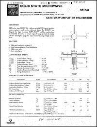 Click here to download SD1007 Datasheet