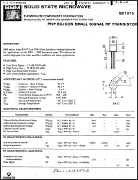 Click here to download SD1375 Datasheet