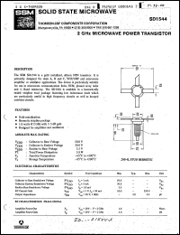 Click here to download SD1544 Datasheet