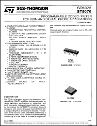 Click here to download ST5076N Datasheet
