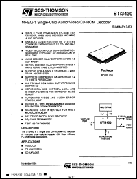 Click here to download STI3430 Datasheet