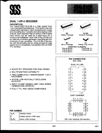 Click here to download T74LS139B1 Datasheet