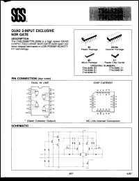 Click here to download T74LS266B1 Datasheet