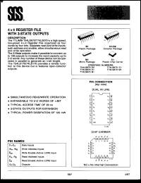 Click here to download T74LS670M1 Datasheet