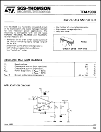 Click here to download TDA1908A Datasheet
