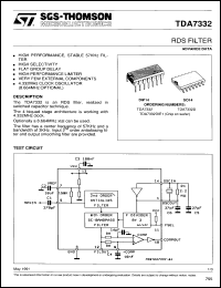 Click here to download TDA7332DIE1 Datasheet