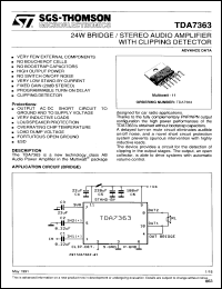 Click here to download TDA7363 Datasheet