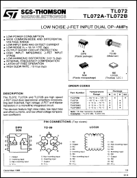 Click here to download TL072MH Datasheet