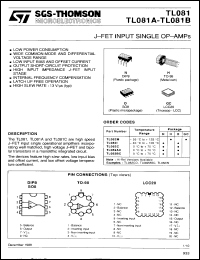 Click here to download TL081MH Datasheet