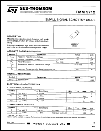 Click here to download TMM5712 Datasheet