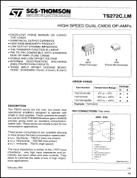 Click here to download TS272AMJ Datasheet