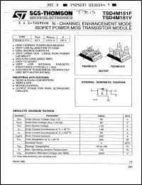 Click here to download TSD4M151V Datasheet