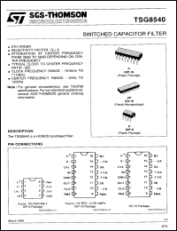 Click here to download TSG85401CP Datasheet