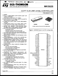 Click here to download MK5025P-10 Datasheet