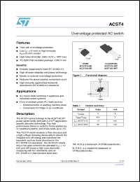 Click here to download ACST4108BTR Datasheet