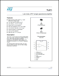 Click here to download TL071IDT Datasheet
