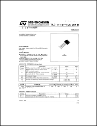 Click here to download TLC111B Datasheet