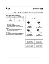 Click here to download STPS20170CG Datasheet