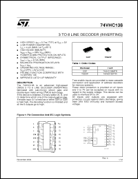 Click here to download 74VHC138_04 Datasheet
