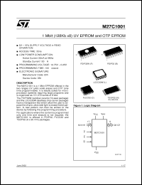 Click here to download M27C1001-70XC3TR Datasheet