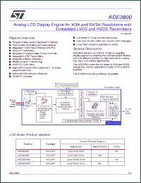 Click here to download ADE3800SXL Datasheet