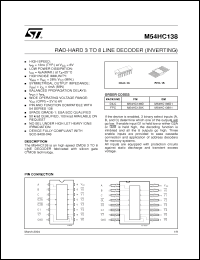 Click here to download M54HC138D Datasheet