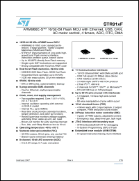 Click here to download STR910FW94X6T Datasheet
