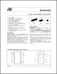 Click here to download M74HC4520M1R Datasheet