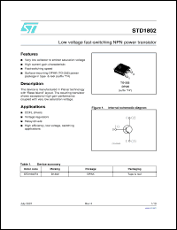 Click here to download STD1802_07 Datasheet
