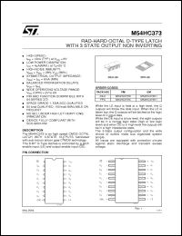 Click here to download M54HC373D Datasheet