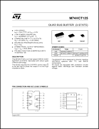 Click here to download M74HCT125_01 Datasheet