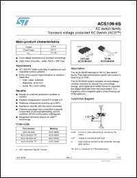 Click here to download ACS108-6SN Datasheet