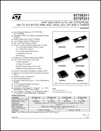 Click here to download ST72E311_01 Datasheet