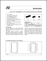 Click here to download M74HC4543RM13TR Datasheet