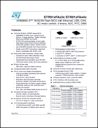 Click here to download STR910FAZ32 Datasheet
