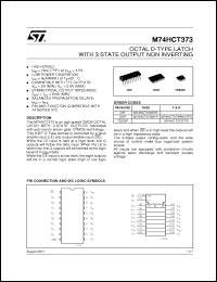 Click here to download M74HCT373M1R Datasheet