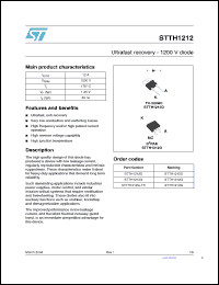 Click here to download STTH1212G Datasheet