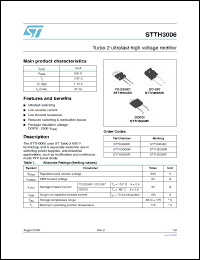Click here to download STTH3006PI Datasheet