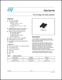 Click here to download TDA7391PD_08 Datasheet