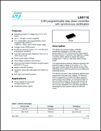 Click here to download L6911E Datasheet