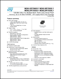 Click here to download M36L0R7060L1 Datasheet