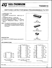 Click here to download TSG8513XC Datasheet