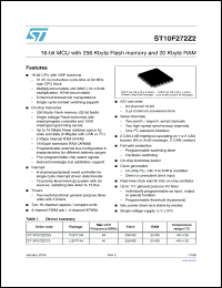 Click here to download ST10F272Z2_08 Datasheet
