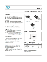 Click here to download ACST830-8T Datasheet