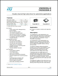 Click here to download VND5E050J-E Datasheet