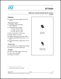 Click here to download STTS424BDA3F Datasheet