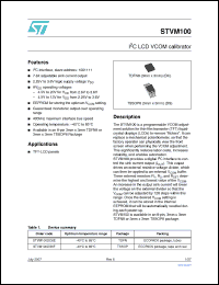 Click here to download STVM100DS6F Datasheet